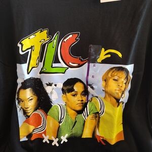 TLC T-Shirt - Black with Colorful Graphic